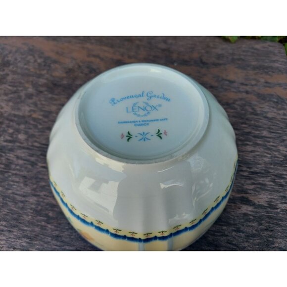 Lenox Provencal Garden Ceramic Bowl 7" Nesting Mixing Bowl - Picture 5 of 5